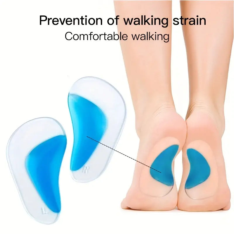 Pair Of High Arch Support Insole, Silicon Flat Foot Corrector, Cushion Insert Gel Orthopedic Pad, Orthopedic Arch Support Insole, Wedge Shoe Insert for Women Men, Reusable Arch Inserts for Plantar Fasciitis Pair Of High Arch Support Insole, Silicon Flat Foot Corrector, Cushion Insert Gel Orthopedic Pad, Orthopedic Arch Support Insole, Wedge Shoe Insert for Women Men, Reusable Arch Inserts for Plantar Fasciitis